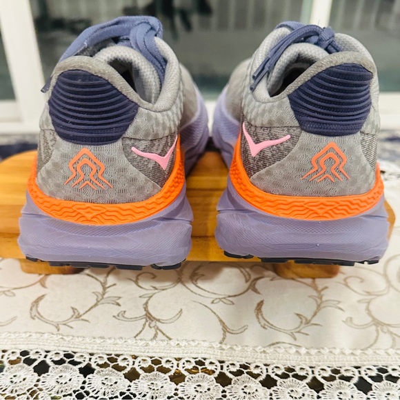 💥HOKA One One Challenger ATR 7 Trail Running Shoes, Size 8.5 M, Gray/Purple - Picture 4 of 7